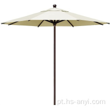 Parasol de jardim com luzes